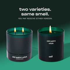Gift-ready Snif Old Saint Wick packaging for thoughtful gifting