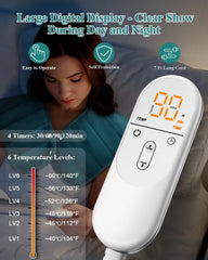SNUGYOURT plush fabric offers skin-friendly comfort during long use.