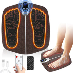 SNUYUERS TENS foot stimulator shown from the front for easy use and relief.