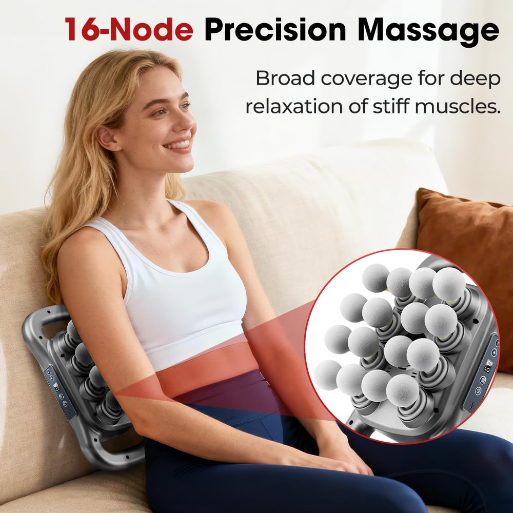 Soffiya massager shows LED display for quick mode selection