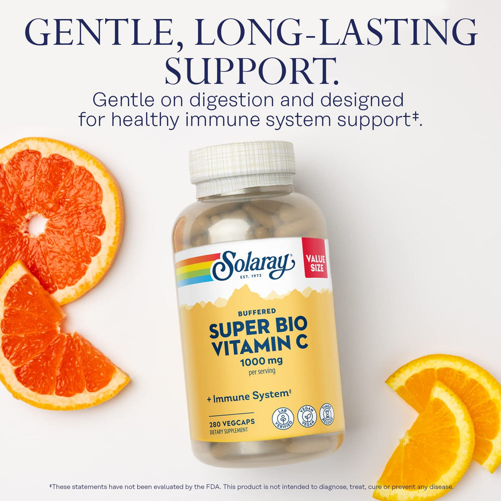 SOLARAY bioflavonoids concentrate illustration emphasizes antioxidant synergy.