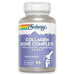 SOLARAY Collagen Bone Complete bottle front for daily bone support.