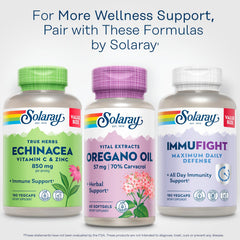 Daily-use routine with SOLARAY oregano oil softgels.
