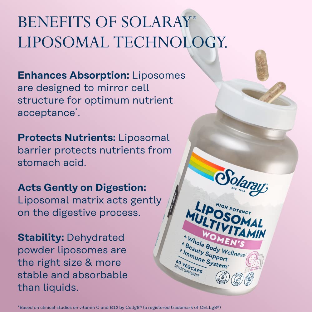 SOLARAY multivitamin on shelf emphasizing vegan, eco-friendly formula