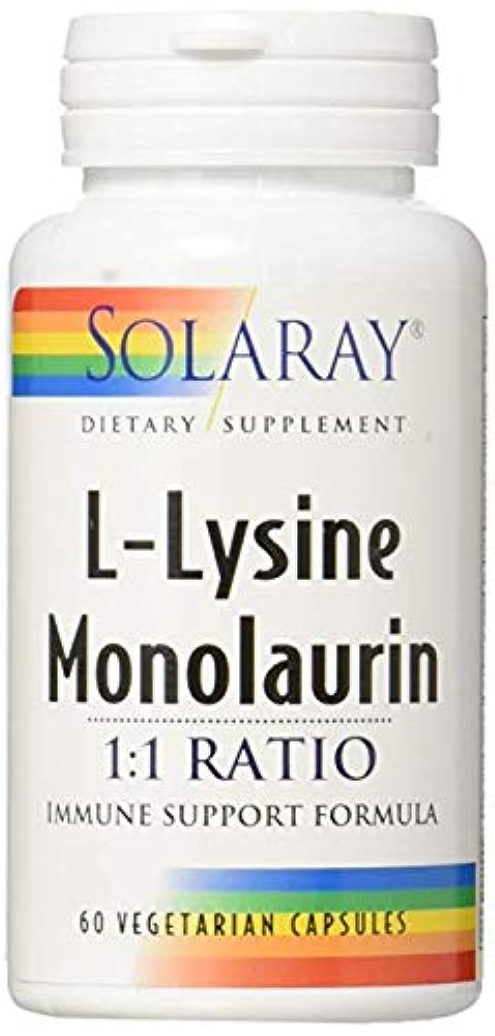 Solaray L-Lysine Monolaurin 1:1 bottle for daily wellness support