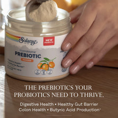 SOLARAY Mycrobiome label close-up highlights vegan, gluten-free formulation