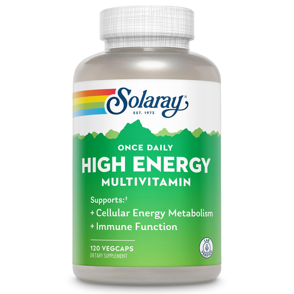 SOLARAY Once Daily multivitamin bottle for convenient daily energy and immune support.