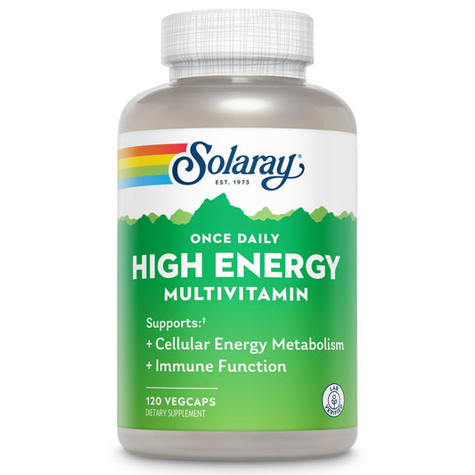 SOLARAY Once Daily multivitamin bottle for convenient daily energy and immune support.