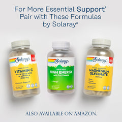 SOLARAY lab-purity seal on packaging confirms tested potency.