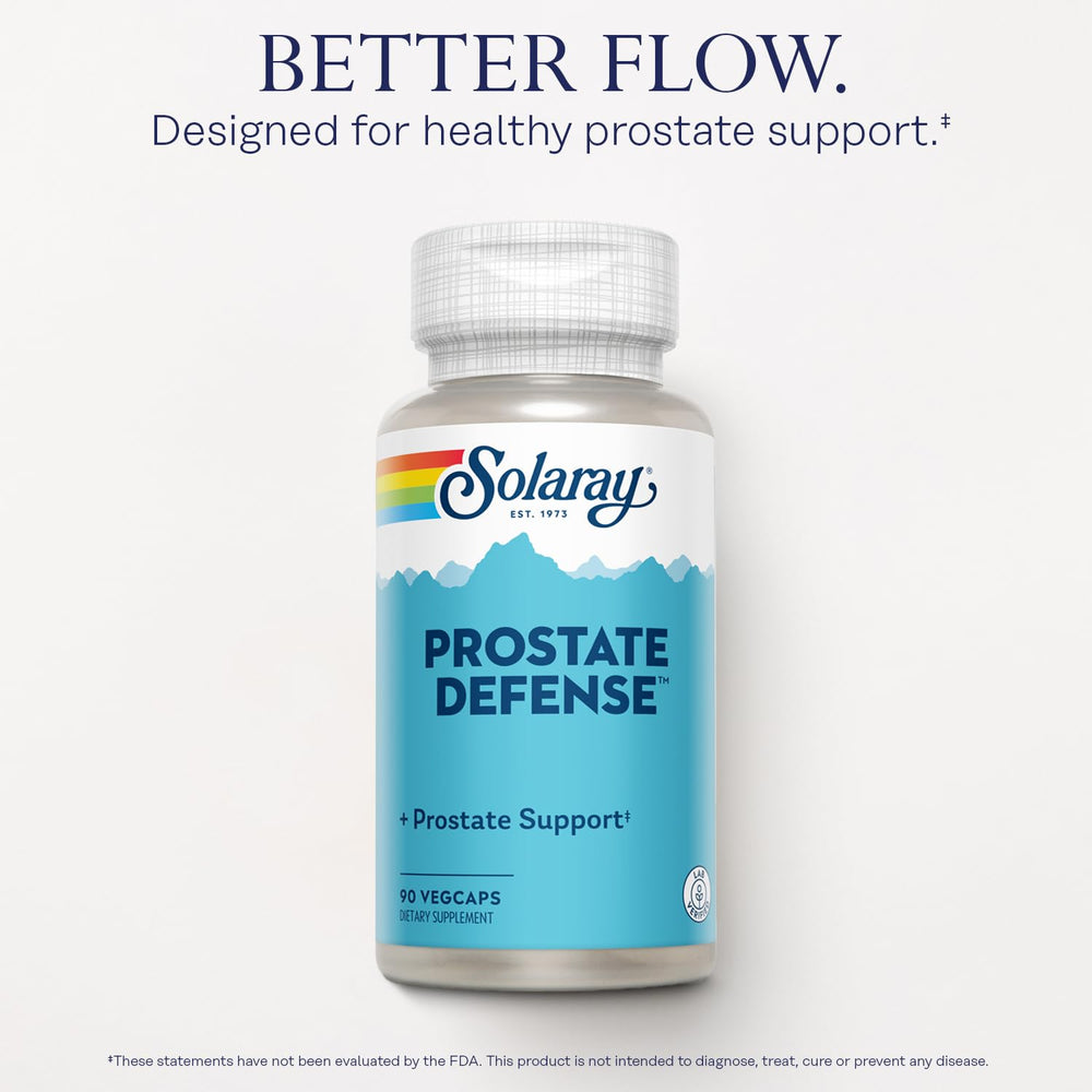 Solaray Prostate Defense label highlighting key ingredients