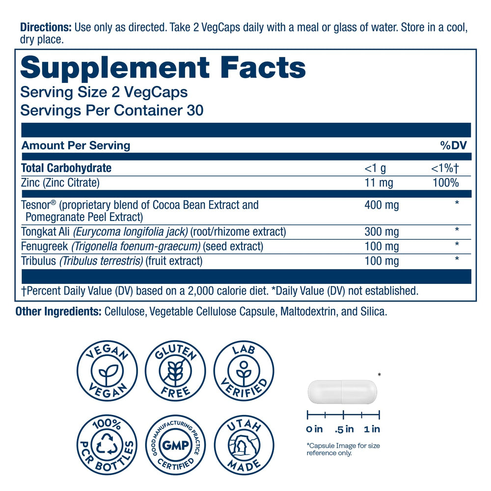 SOLARAY Tongkat Ali extract capsules close-up, suggesting libido and energy support possibilities.