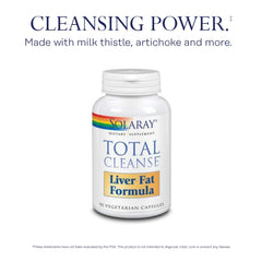 SOLARAY Total Cleanse capsules arranged for convenient daily use