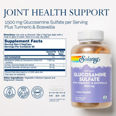 SOLARAY Turmeric Boswellia extracts image highlighting botanicals for joint support
