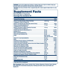 SOLARAY multivitamin capsules with essential nutrients, iron-free