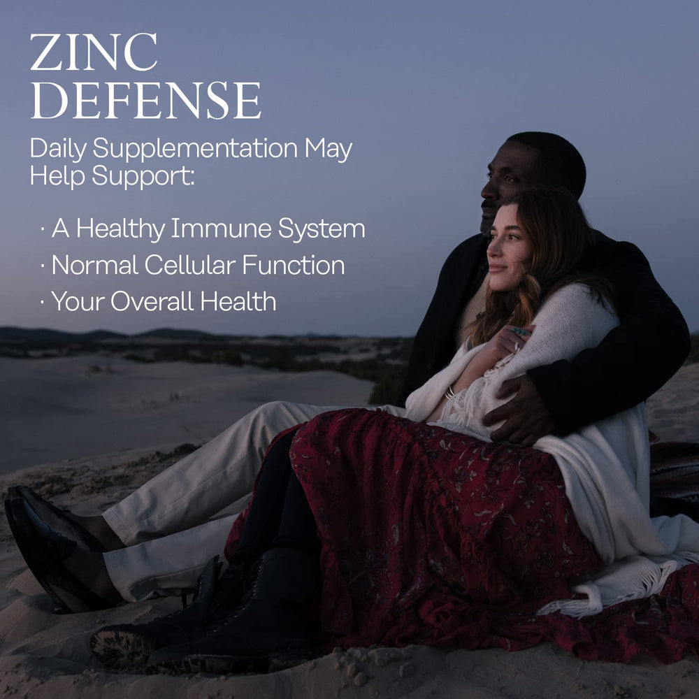 Detailed SOLARAY zinc bottle label emphasizing 50 mg per capsule