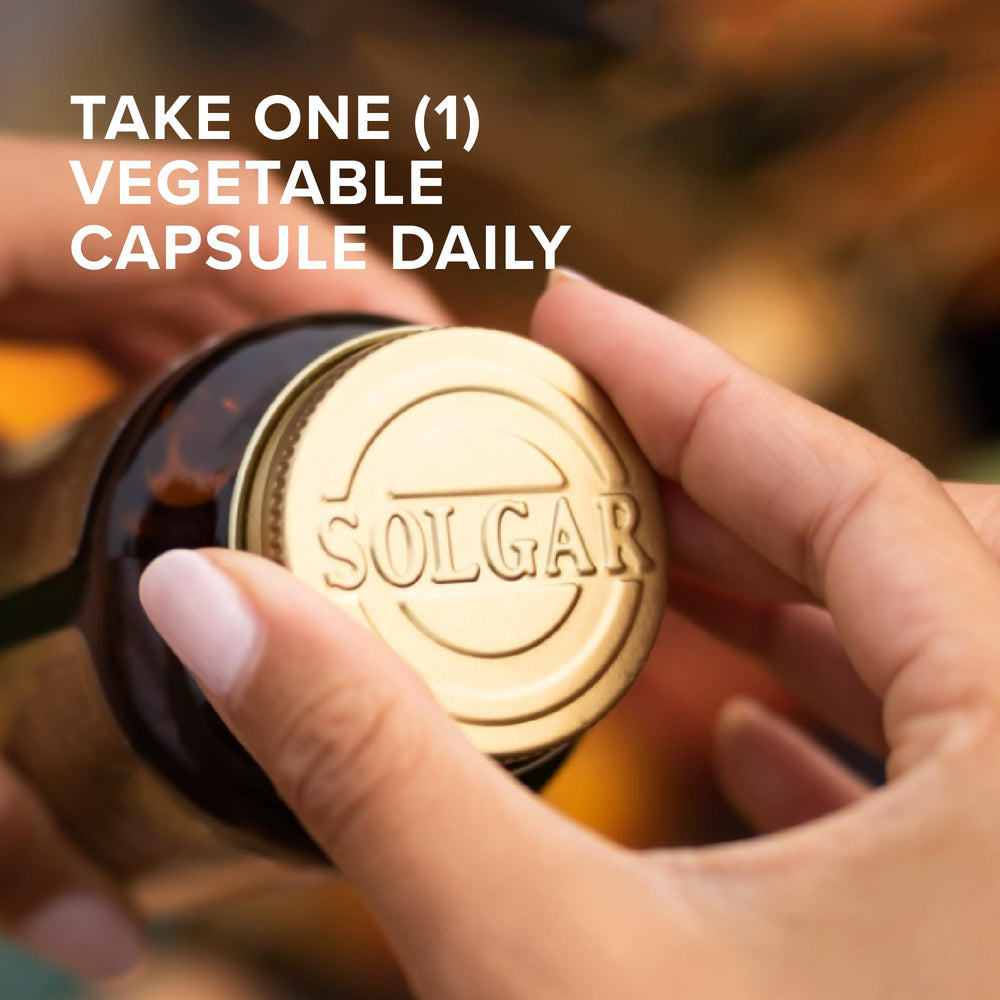 Solgar B-Complex 50 capsules close-up emphasizing vegan veggie capsules for daily use