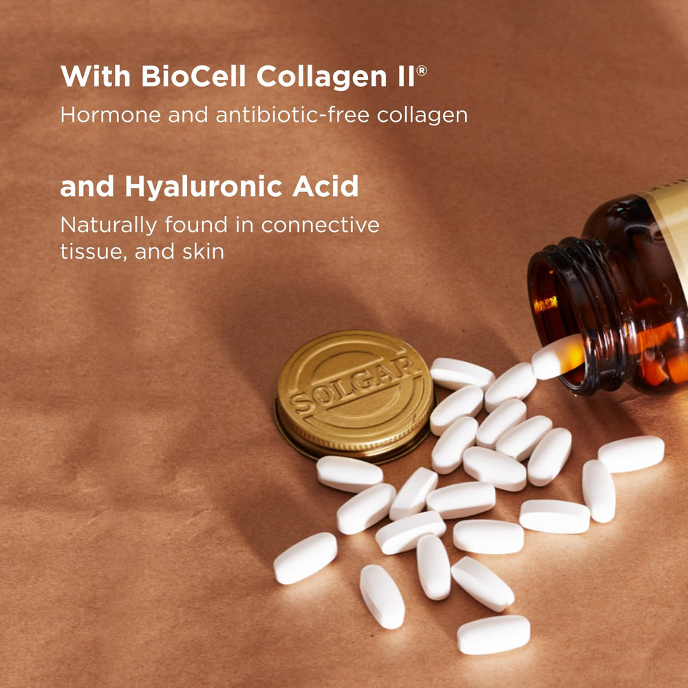 Solgar label detail emphasizes non-GMO, gluten-free, and shellfish-free formulation