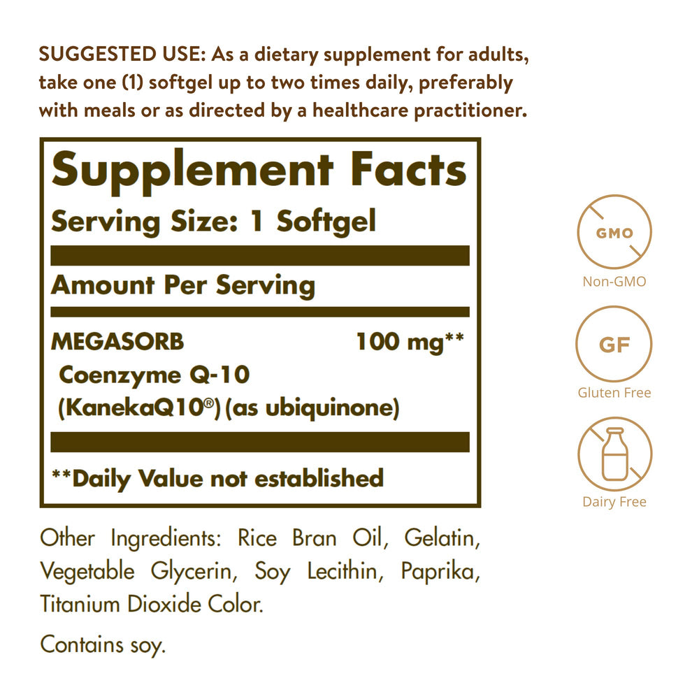 Closeup of Megasorb softgels highlighting oil-based absorption