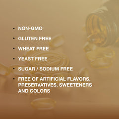 Solgar Omega-3 950 mg boxed display emphasizing pure ingredients for joint and skin health