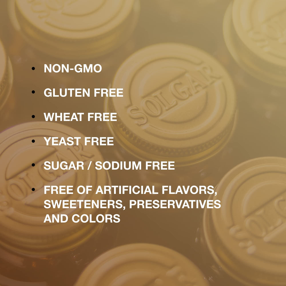Solgar Vitamin D3 badge highlights gluten-free and dairy-free options