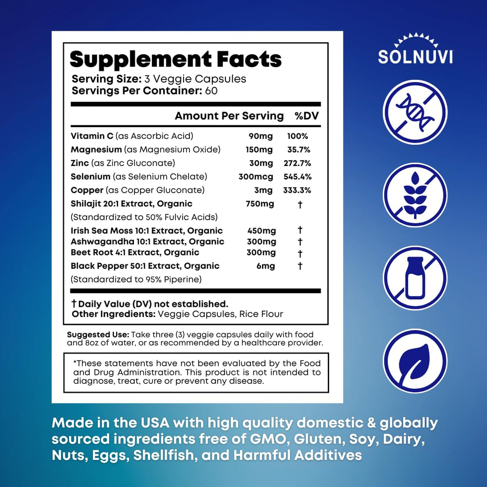 SOLNUVI capsules closeup for easy daily supplementation