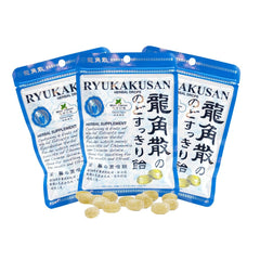 Solstice Ryukakusan mint drops pack front view for on-the-go refreshment