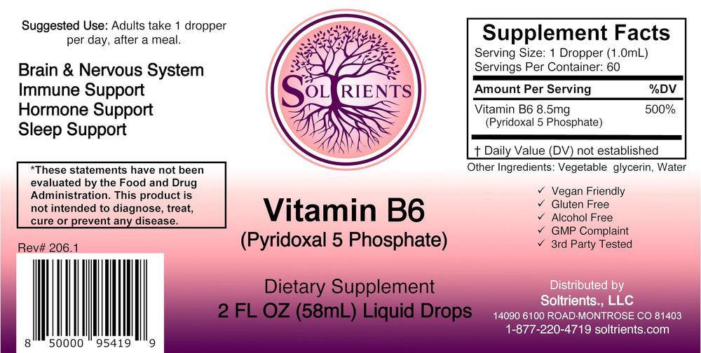 Soltrients clean formula note highlights alcohol-free vegan and non-GMO