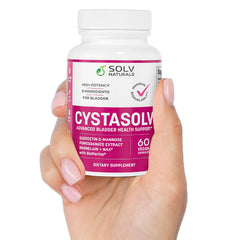 SOLV NATURALS CYSTASOLV vegan capsules ready for bladder support