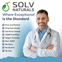 SOLV NATURALS Prostsolv lifestyle shot implying pelvic comfort throughout day
