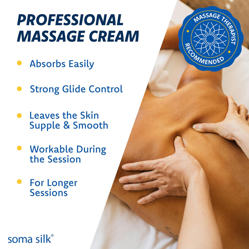 Soma Silk Face and body massage cream for facial treatments
