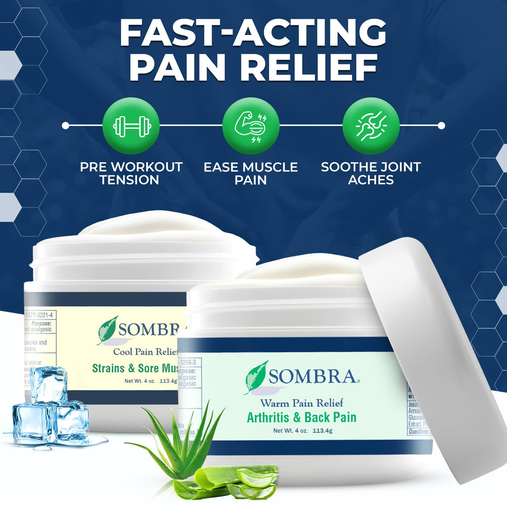 Sombra warm therapy gel applying to a sore spot for targeted comfort