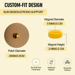 SOMIVOT skin-friendly adhesive stays comfortable during wear