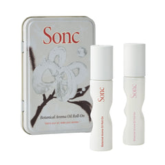 Sonc Botanical Aroma Oil Roll-On Oohlala bottle for citrus-herbal mood lift.