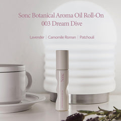 Sonc Dream Dive cap-off view highlighting essential nighttime scent mood