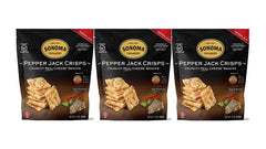 Sonoma Creamery Pepper Jack Crisps pack – gluten-free, high-protein snack