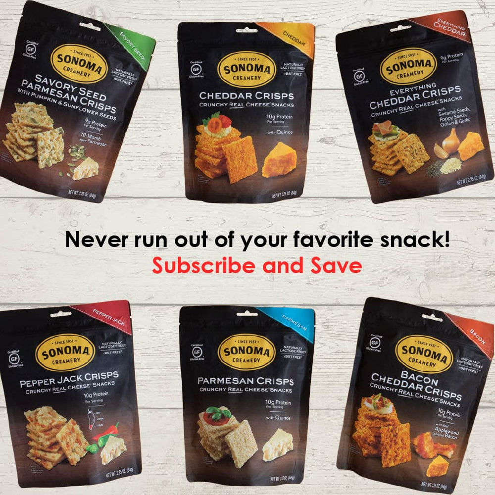 Sonoma Creamery Pepper Jack Crisps with dip – ideal snack upgrade