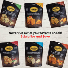 Sonoma Creamery Pepper Jack Crisps with dip – ideal snack upgrade