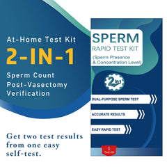 SOOMIO Sperm Check result indicator showing a clear read in minutes