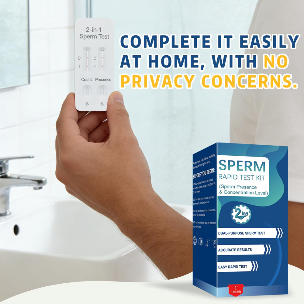 SOOMIO Sperm Check step-by-step instructions for testing