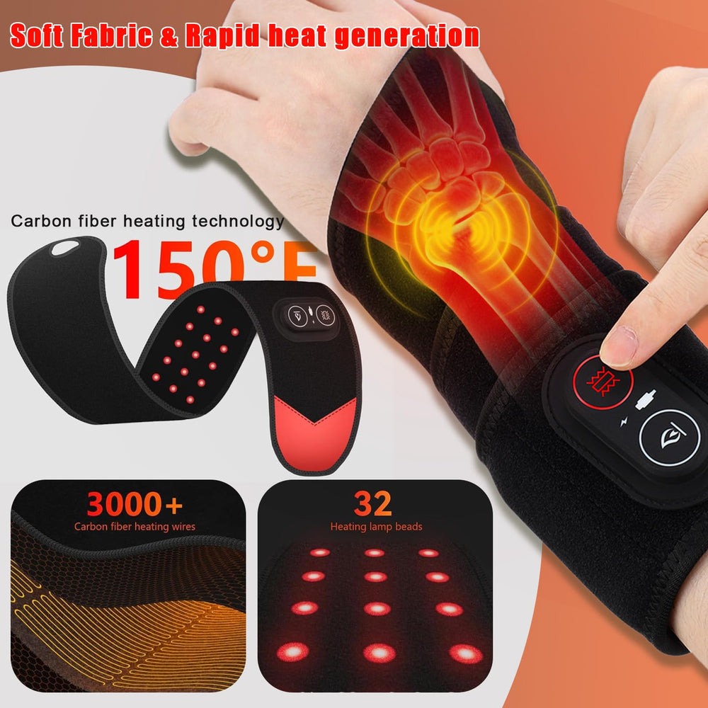 SORALEK 3000mAh battery powers red light and heat without cords.