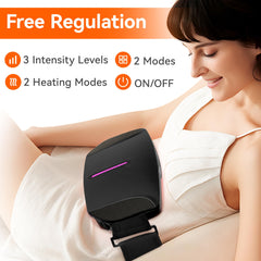 SORELAX belly massage kneading-pulsating modes tailored for relaxation.
