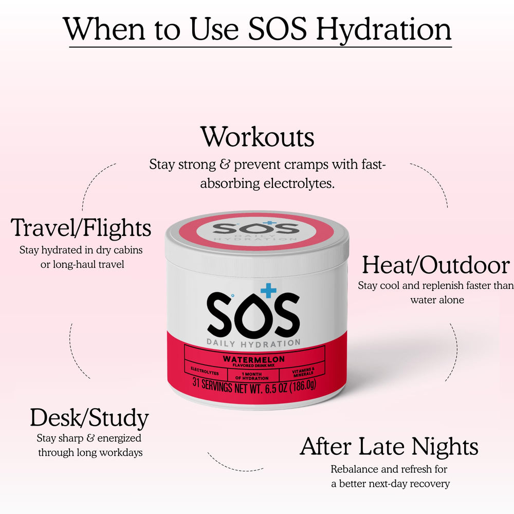 Open stick packet dissolving in water for hydration