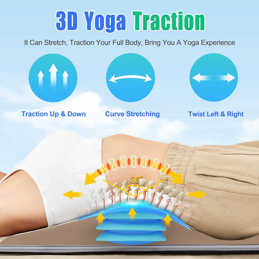 Sotion back massage mat with four modes, three intensities, three heat levels.