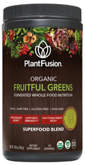 SOTRU Fruitful Greens powder tub for daily plant-based nutrition and convenience.