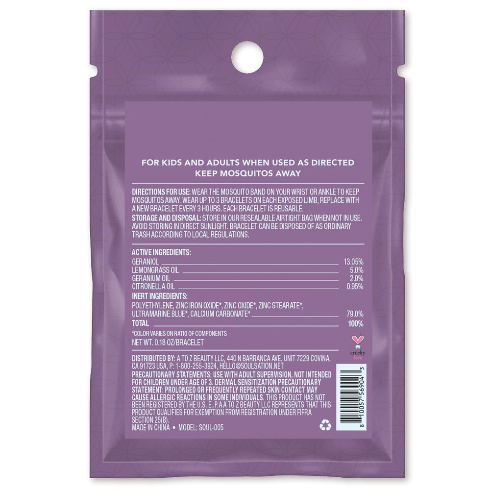 SOULSATION individually wrapped bands preserve freshness for long-term storage and travel.