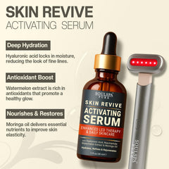 Included SOULSPA PURE serum ready to pair with the wand.