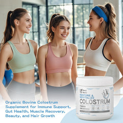Sound Health Colostrum Powder supports immune-friendly wellness when added to routine.