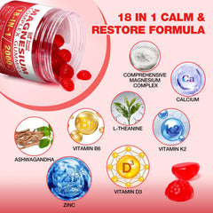 Sound Health Plus ashwagandha lemon balm gummies suggest calming support