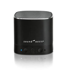 Sound Oasis Baby Sound Machine front view showing compact bedside design for sleep support