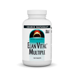 Source Naturals Elan Vital Multi bottle front view for daily energy and immune support.